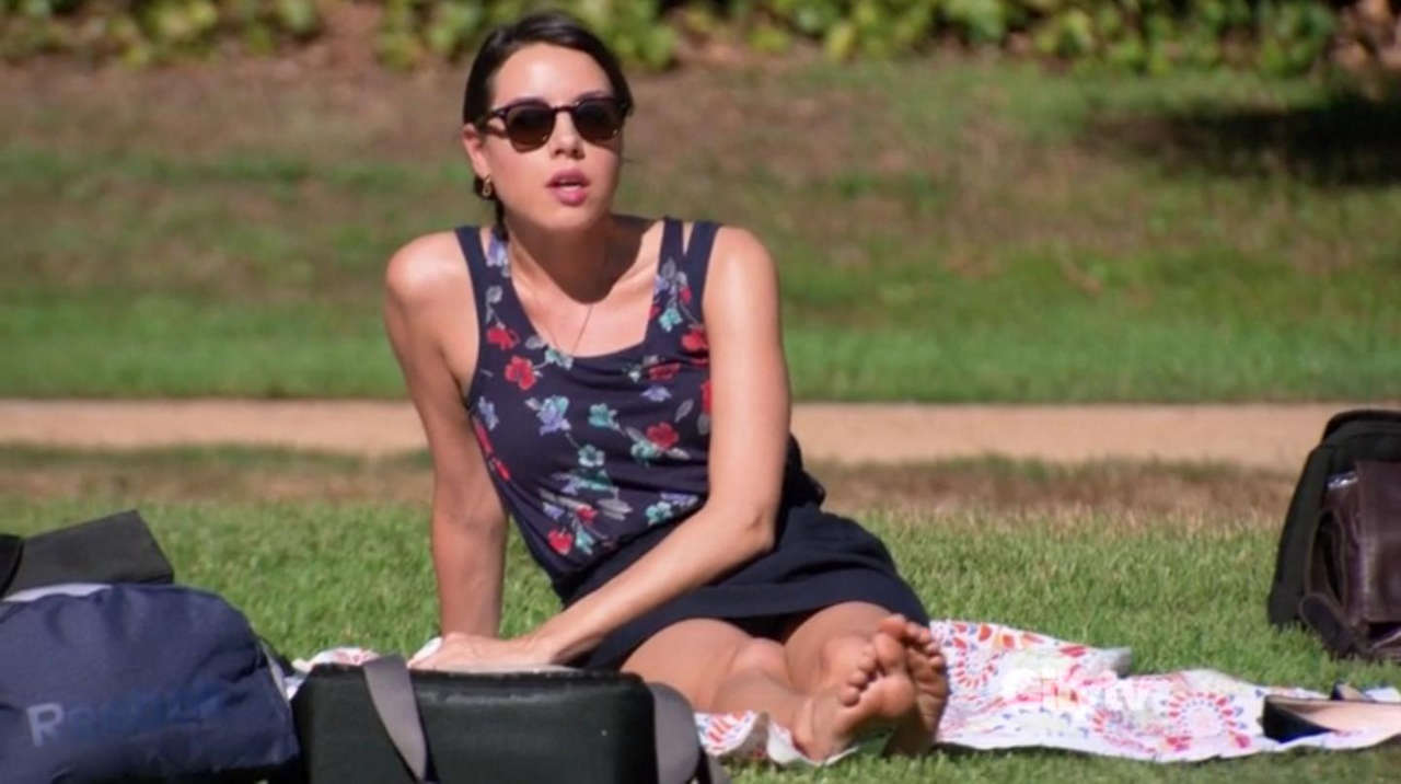 Aubrey Plaza In A Scene From Parks And Rec Fee