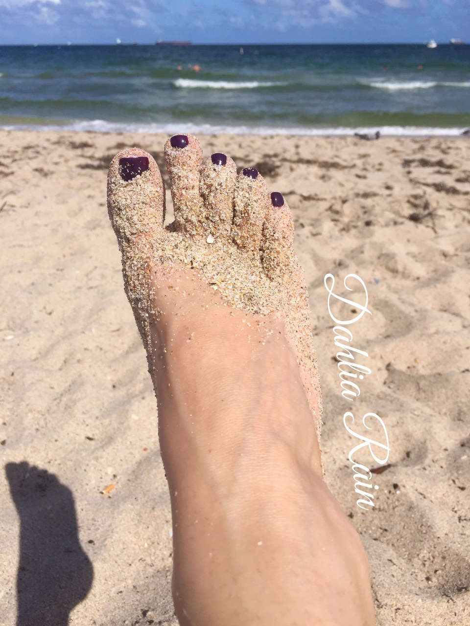 Dahlia Rain Feet