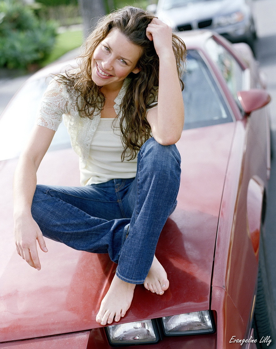 Evangeline Lilly Various Photoshoots Feet Toes
