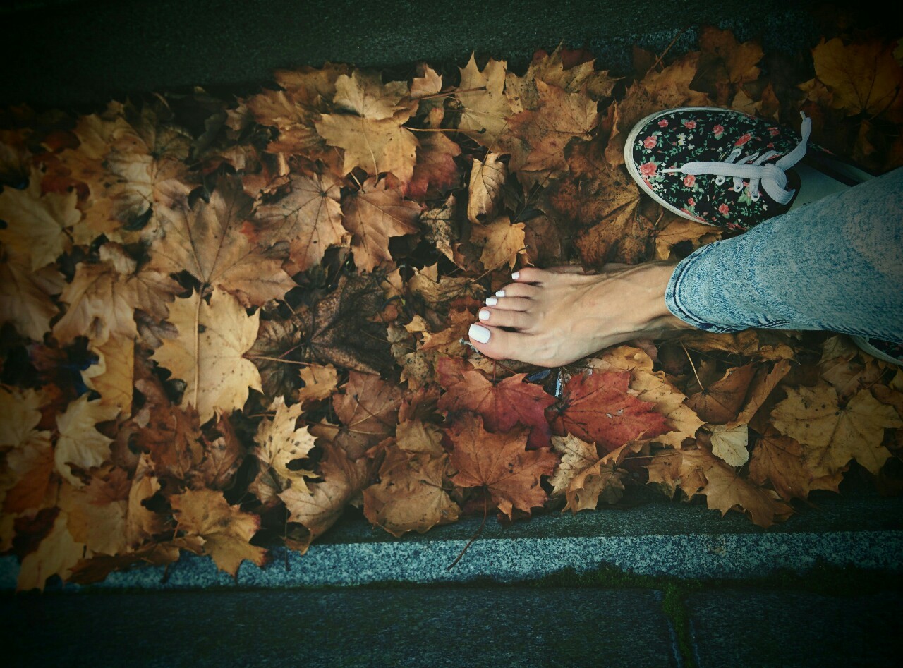 Feeling The Grass And Leaves Under My Feet Feels