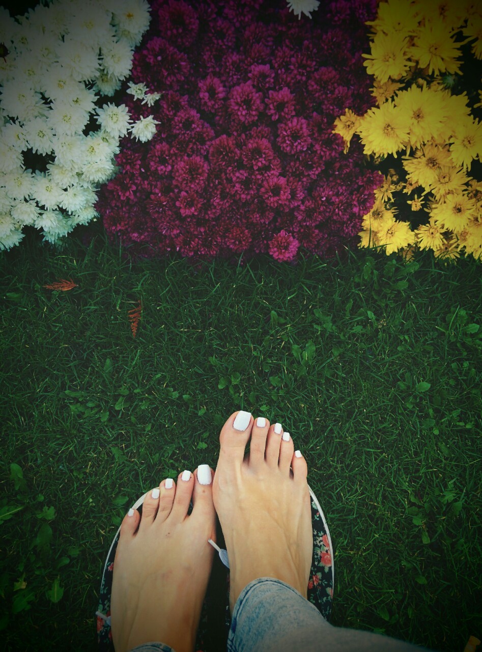 Feeling The Grass And Leaves Under My Feet Feels