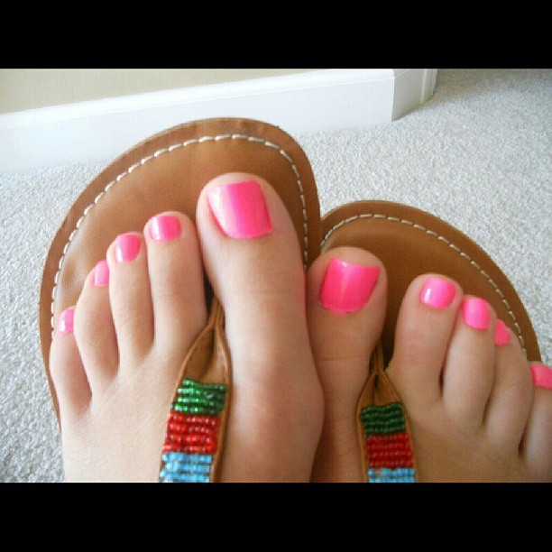 Footlovin74 Must Be A Pink Day Feet