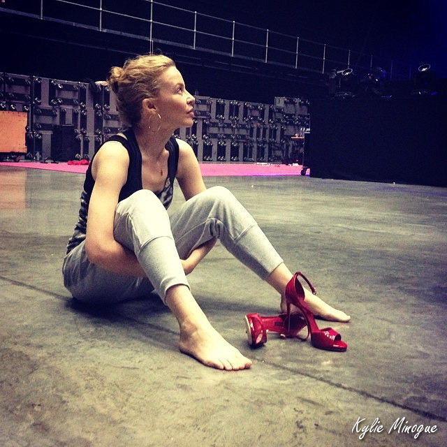 Kylie Minogue Astralian Footqueen Feet Toes