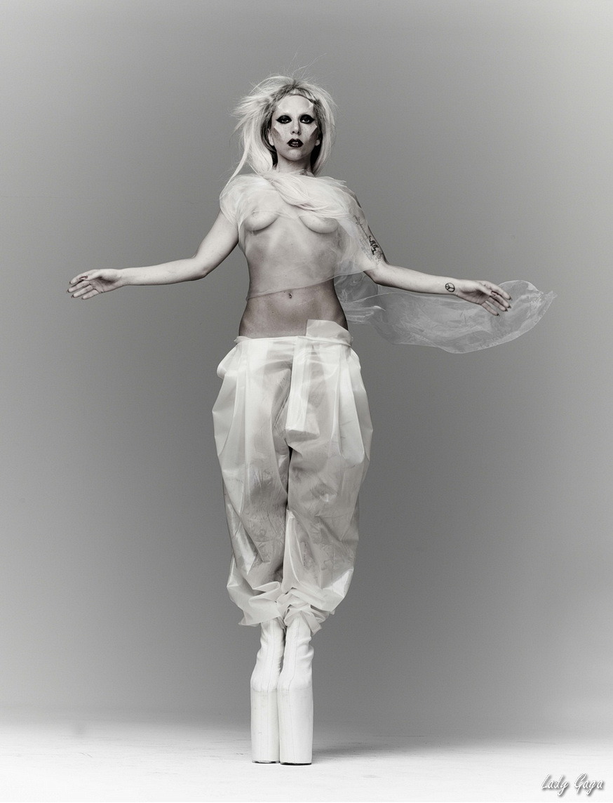 Lady Gaga By Mariano Vivanco Nude Boobs Feet