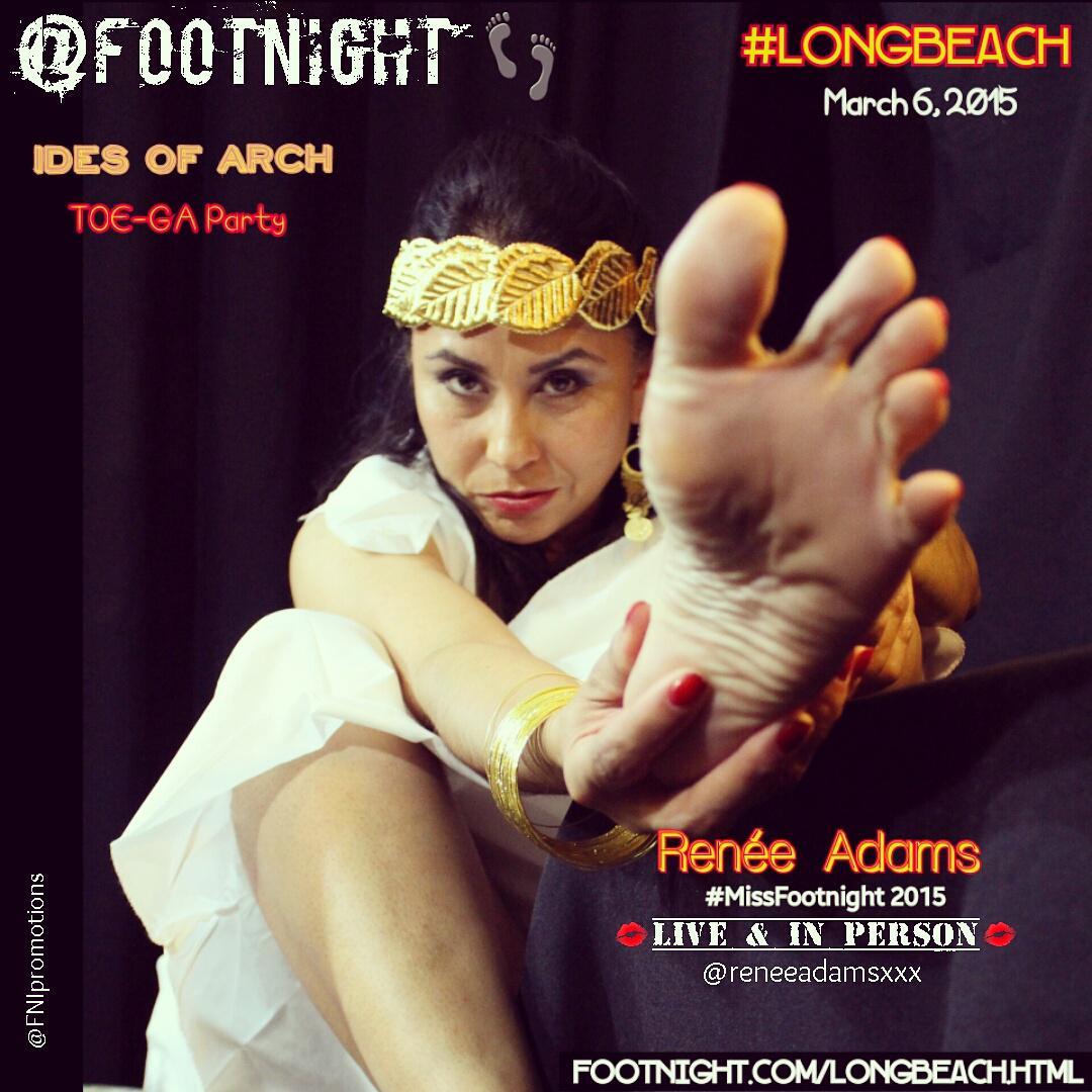 Foot adam. Renee Adams Miss Footnight. Footnight.