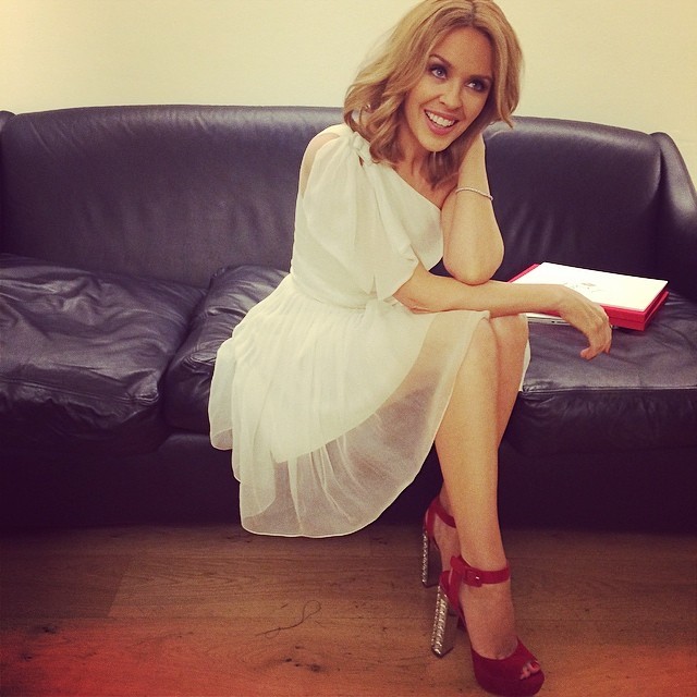 The Adorable Kylieminogue And Her Great Feet