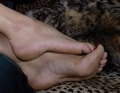 Zara Whites Feet