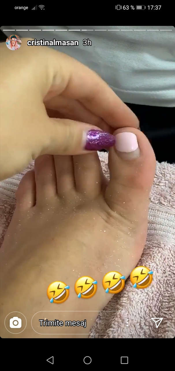 Cristina Almasan Feet