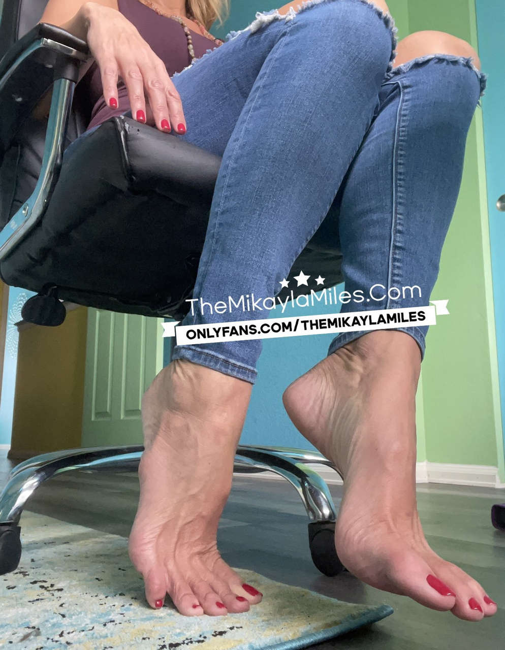 Mikayla Miles Feet