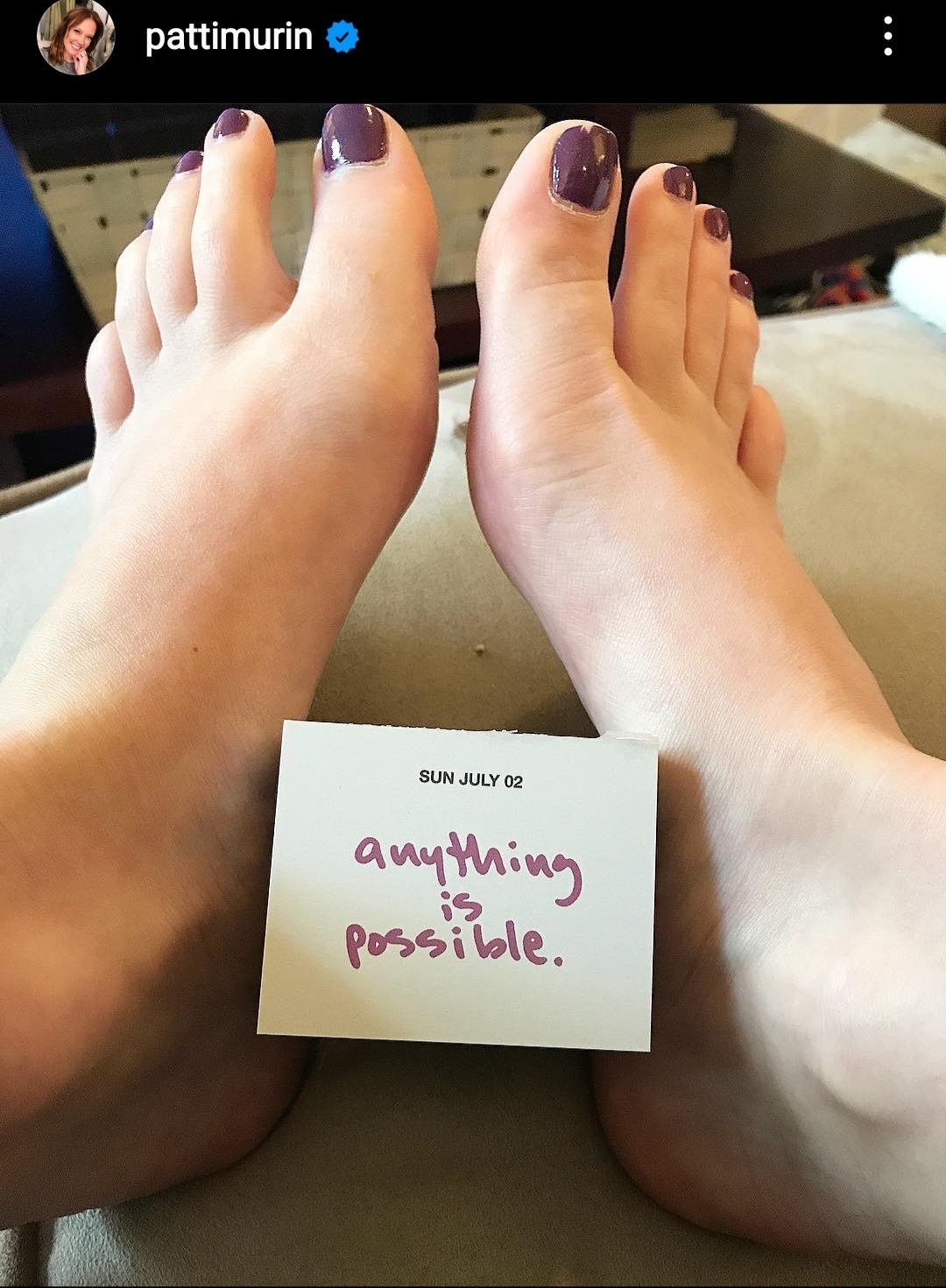 Patti Murin Feet